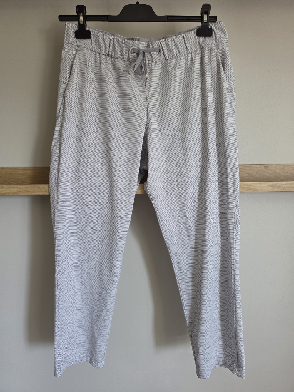 lululemon Light Heather Gray Drawstring Joggers